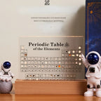 The Element Display — Illuminated Periodic Table with Embedded Samples