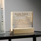 The Element Display — Illuminated Periodic Table with Embedded Samples