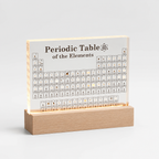 The Element Display — Illuminated Periodic Table with Embedded Samples